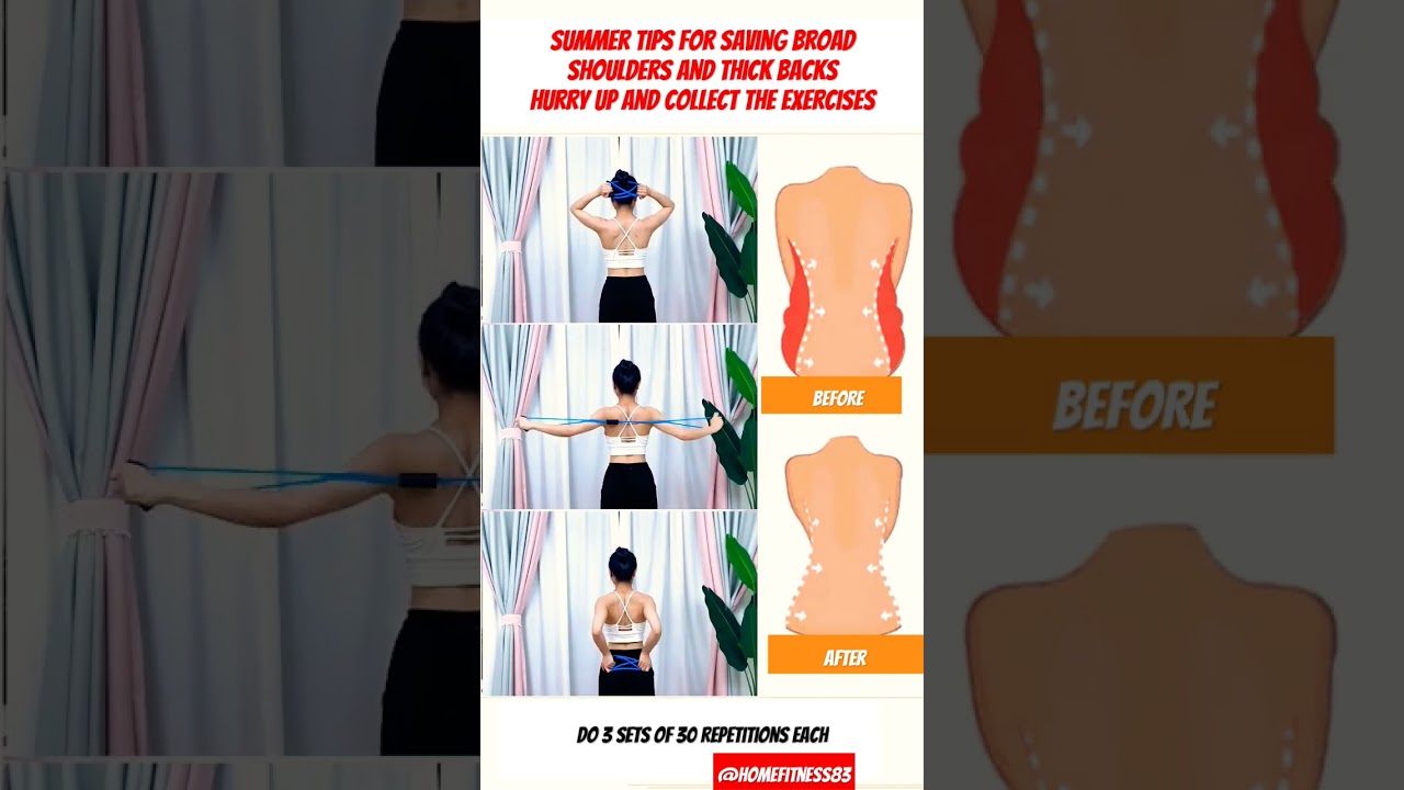 Sisters with broad shoulders and thick backs, listen up Three exercises