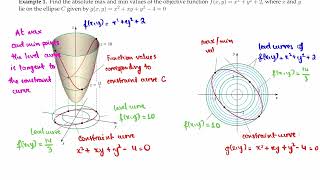 L19 - Part 2 - Lagrange Multipliers - Example 1 || Multivariable Calculus