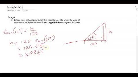 Trigonometry of right triangles 4.3 part 2