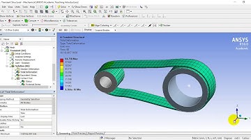 CONVEYOR BELT SIMULATION IN ANSYS