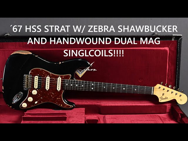 Fender Custom Shop Stratocaster 1967 Relic HSS ABLK #CZ579601