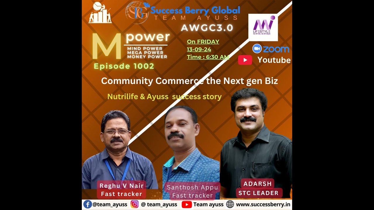 COMMUNITY COMMERCE is the next gen BUSINESS   by ADARSH SANTHOSH APPU , RAGHU V NAIR