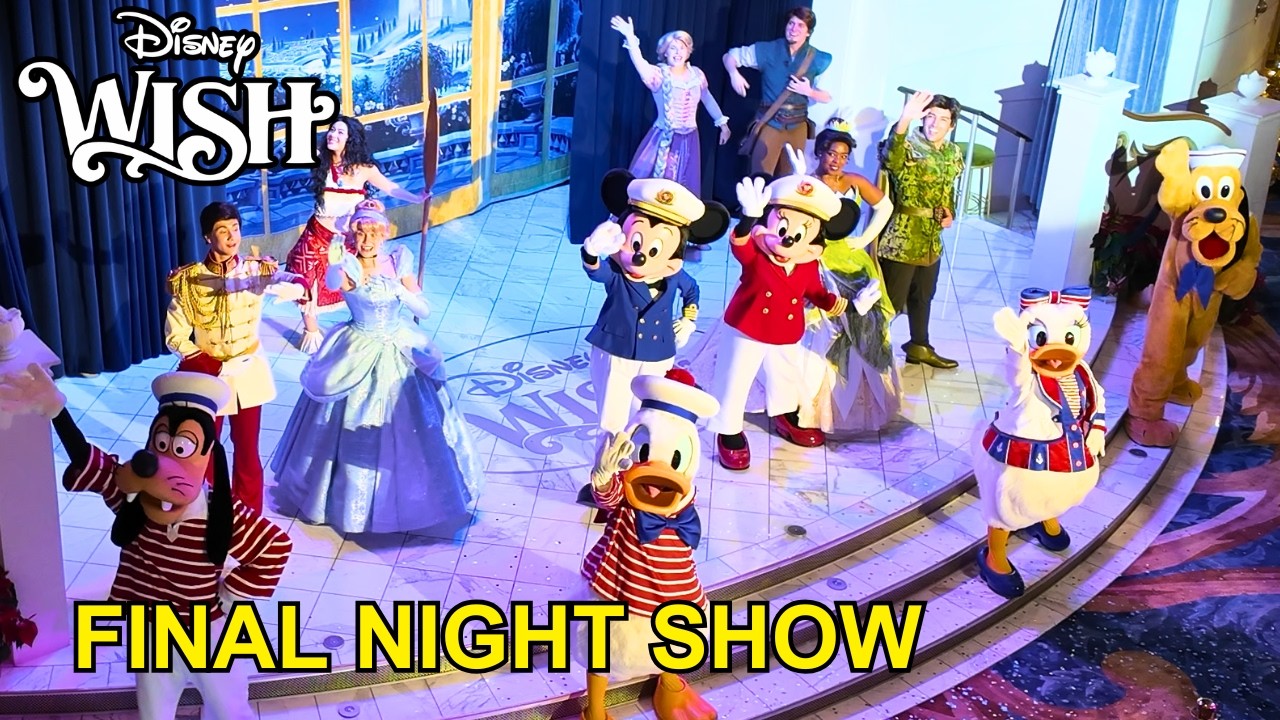 WISHing Ever After – Disney Wish Final Night Show in the Grand Hall | Disney Cruise Line POV