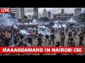 LIVE Maandamano In Nairobi CBD Over High Fuel Prices Erick Omondi And GEN Z Leading Protests 