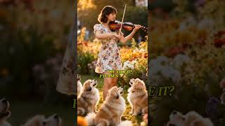 Smooth violin with Cute Dog's #violin #jazzmusic #relaxingjazz