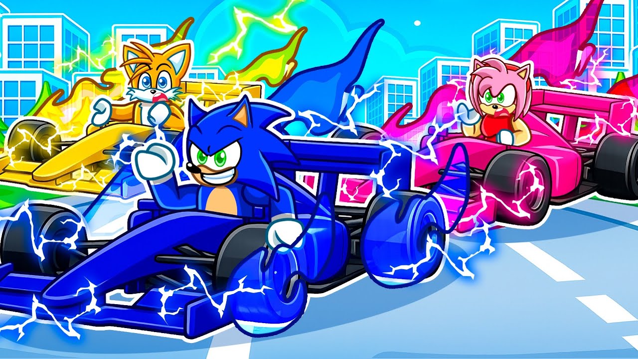 PILOTO de F1 vs CAZADORES en Roblox Driving Empire...