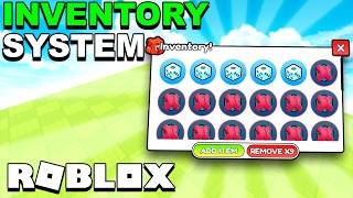 How To Make A Inventory System In Roblox Studio [EASY]
