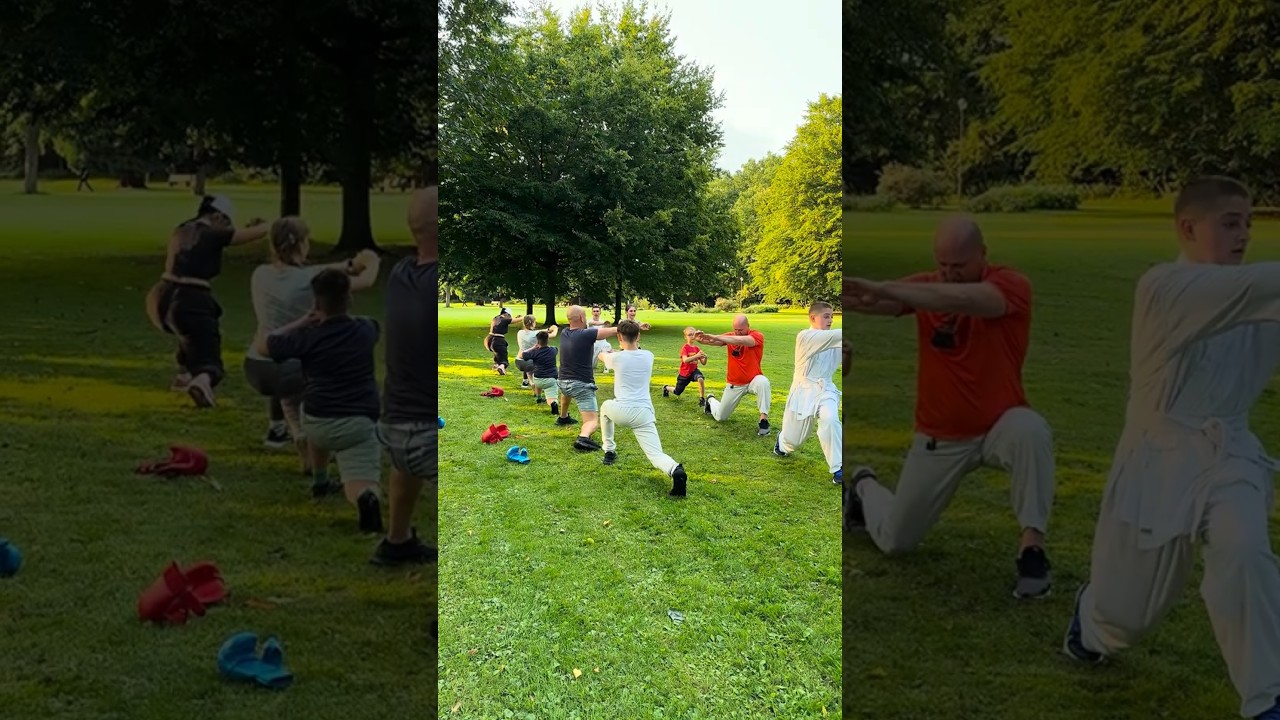 Тренировки каратэ на свежем воздухе/Outdoor Karate Training / 2 