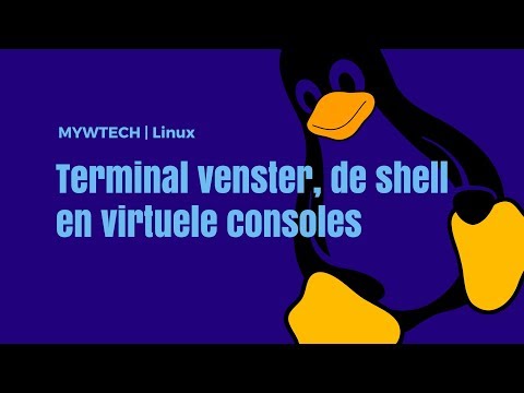 Terminal, Shell en Virtuele consoles in Linux