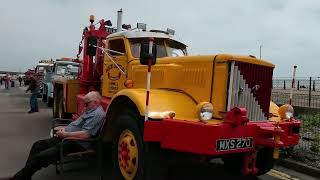 Historic Commercial Vehicle Society London-Brighton Run 2026. Static/parked vehicles. HCVS.
