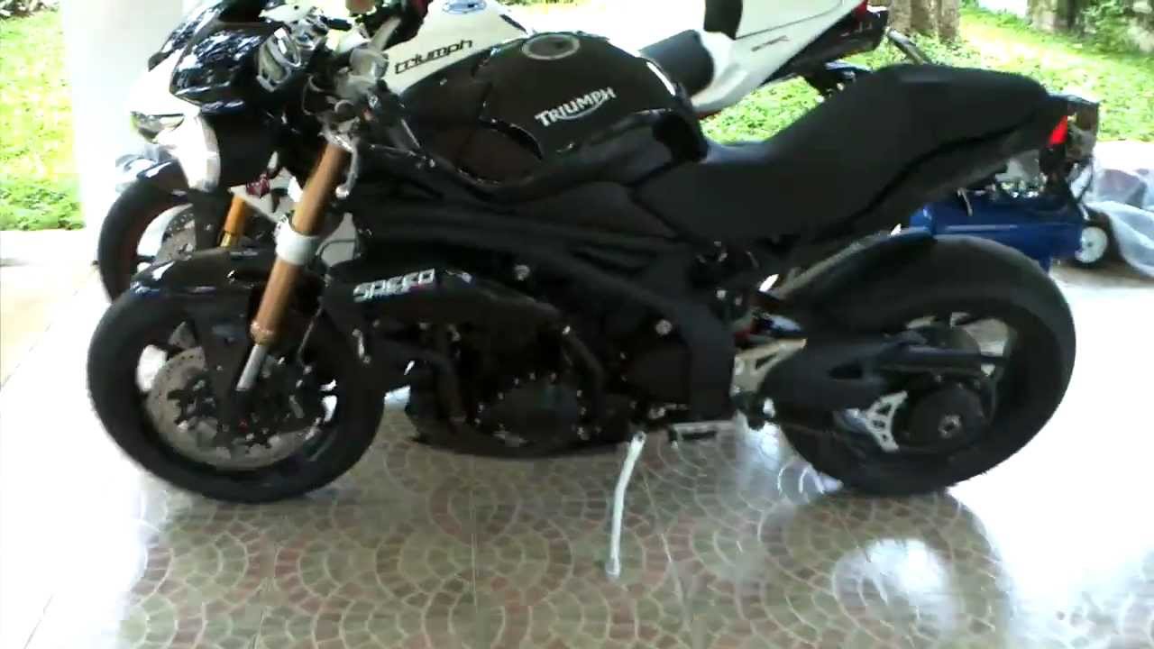 Sound check! - 2011 Triumph Speed Triple1030 + Arrow full-system