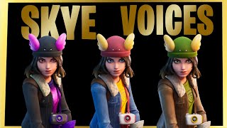 All SKYE Voices/Voicelines in fortnite chapter 2 Season 2 | Fortnite Henchman Voices