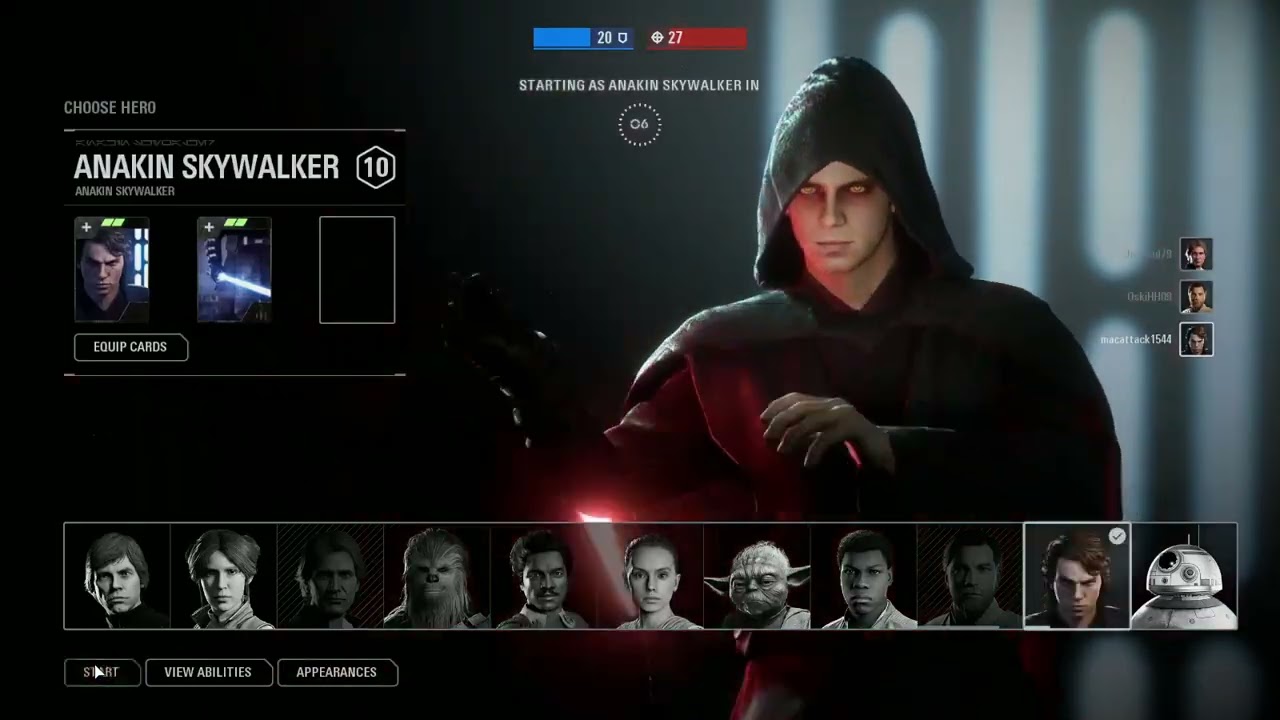 Star Wars Battlefront II HVV Gameplay #3 (No Commentary)