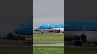 🇳🇱✈️🇳🇴 KLM Boeing 737-800 Takeoff Amsterdam to Oslo | KL1203 | Polderbaan 36L