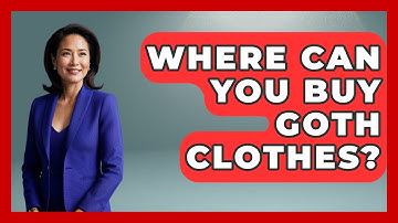 Where Can You Buy Goth Clothes? - The Sharp Dressed Gent