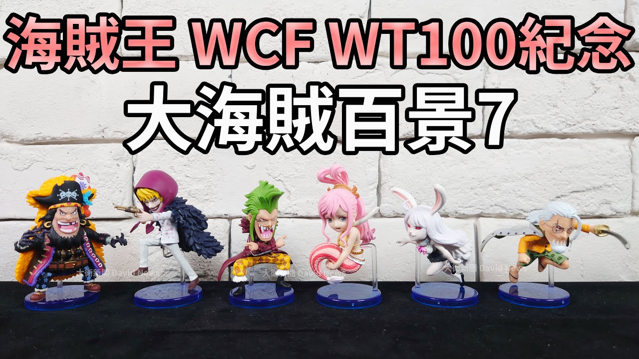 開箱】海賊王WCF WT100紀念大海賊百景7~角色超傳神- YouTube