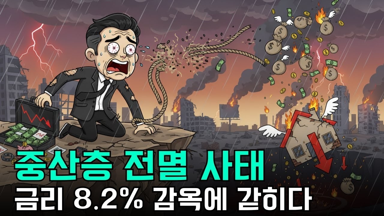 중산층 무너지고 40대 소득 절벽 충격, 집값 버티던 마지막 밧줄 끊어졌다