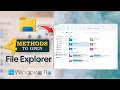How to Open File Explorer in Windows 11 | 4 Easy Methods