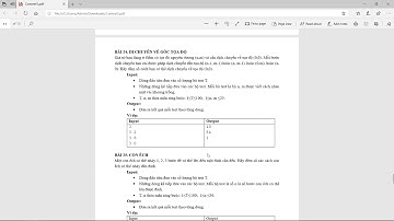 Bài 24 Di chuyển về gốc tọa độ.