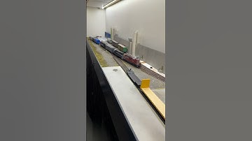 Model Trains Shunting on an HO Scale Switching Layout #modeltrains #hoscale