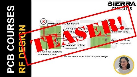 Designing for Ultra-Linear RF | Webinar Teaser | Sierra Circuits