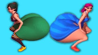 Twerk Race 3d  Gameplay Walkthrough  All Levels (IOS, Android)