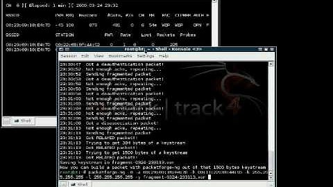 WEP Cracking with Back Track 4