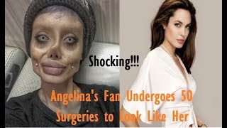 Celebrity Shocking: 19 Year Old Girl Undergoes 50 Surgeries to Look Like Angelina Jolie Profile