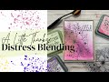 Let’s Talk!!! Don’t Compare Your Creative Journey!!! Distressed Oxide Blended Background Card.