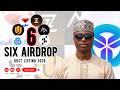 SIX AIRDROP MINING LISTING DUST IN 2026 UPDATE..