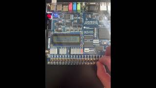 DE2-115 Implementation of 4 BCD to 7 segment display decoder