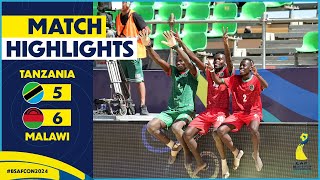 HIGHLIGHTS | Tanzania 🆚 Malawi  - #BSAFCON2024 - 7TH Place Match