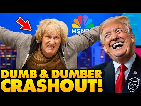Dumb & Dumber Actor Offended By Trump Poop Joke!? Then He Does Something Insane LIVE on MSNBC 🤮