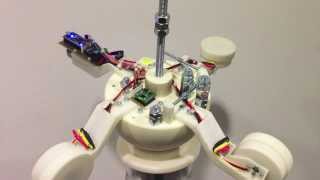 Reaction Wheel Actuated Satellite Dynamics Test Platform