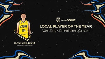 Local Player of the Year - VBA Brought by NovaWorld 2022: Huỳnh Vĩnh Quang (Nha Trang Dolphins)