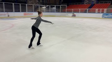 Learn to Skate USA: half swizzle pumps on the circle clockwise/counter clockwise Basic 3