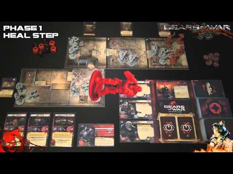 Drakkenstrike의 Gears of War : 보드 게임 구성 요소 분석 HD 동영상 검토
