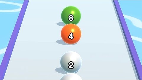 Ball Run 2048 - All Levels Gameplay Walkthrough - Android iOS Lv 8-10