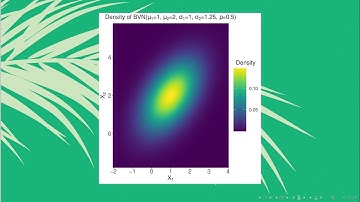 How to draw a bivariate continuous function in R using ggplot2? | Heatmap | StatswithR | Arnab Hazra