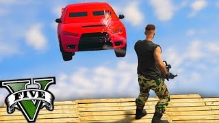 GTA V Online: BLINDADOS vs MINI GUN - A DESTRUIÇÃO TOTAL!!!