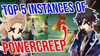 Top 5 Instances Of Powercreep In Genshin Impact