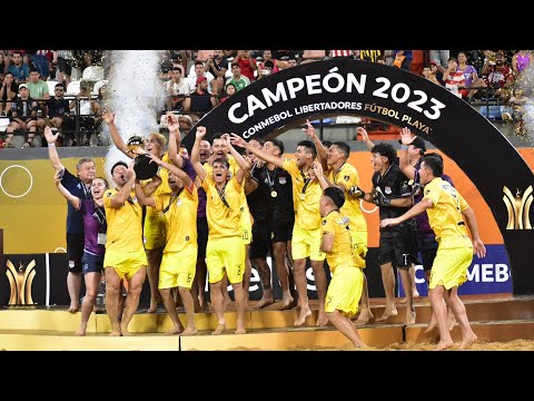 Victoria_Andrés are the Campeonato de Fútbol Playa 2023 champions