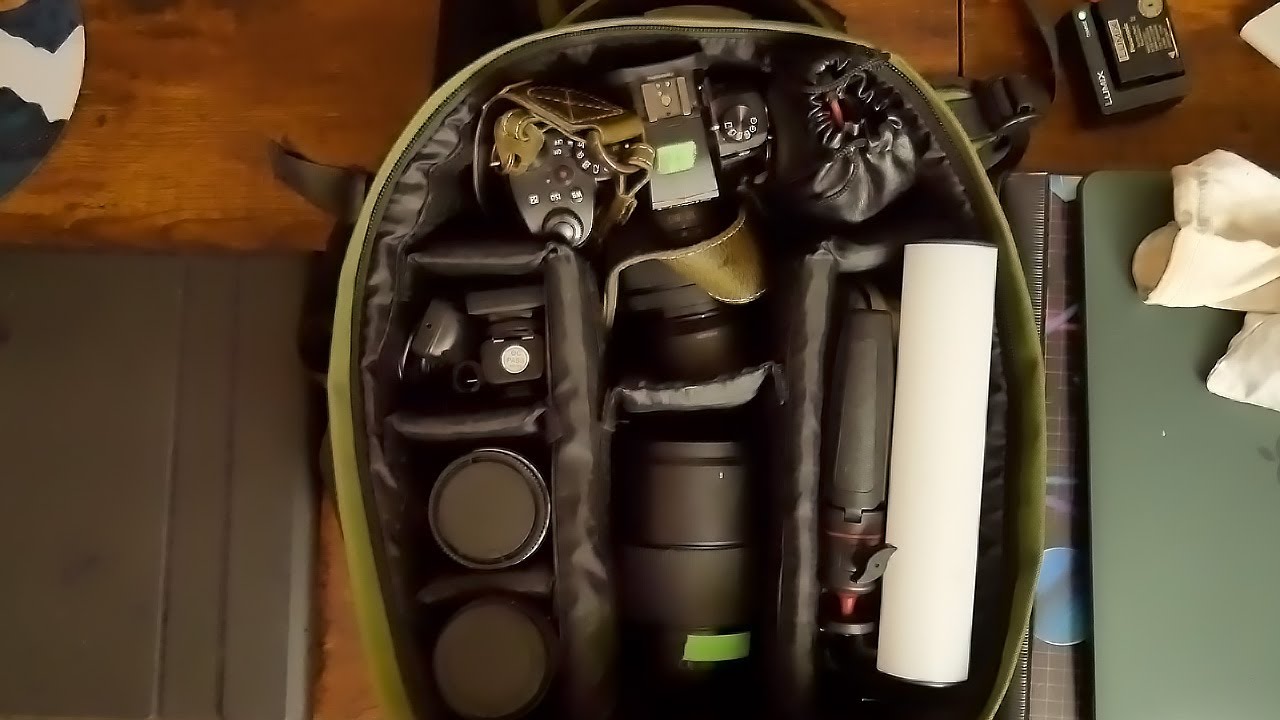 Silently Packing My Camera Bag - LUMIX Mirrorless Camera - YouTube