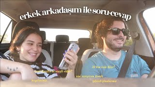 ERKEK ARKADAŞIM İLE SORU CEVAP ARABA YOLCULUĞU EDITION🚘 NASIL TANIŞTIK VE 3 AY SONRA SEVGİLİ OLDUK?