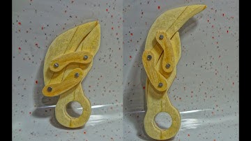 Homemade CRKT Provoke Morphing Karambit Using Popsicle