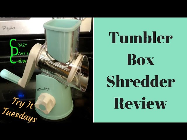 kitchen round tumbling box shredder 3