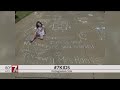 #7Kids Shout-out: Teacher delivers sidewalk chalk for students