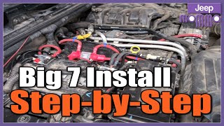 Jeep Cables Install - Big 7 Battery Cable Upgrade