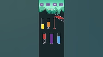 Water sort puzzle (Level - 5) #battle #blocks #simulation #adhd #animation