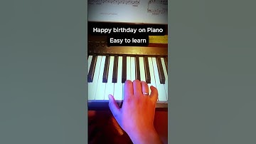 Simple Happy Birthday cover 🎂🥳 #pianomusic #pianosongs #beginnerpianotutorial